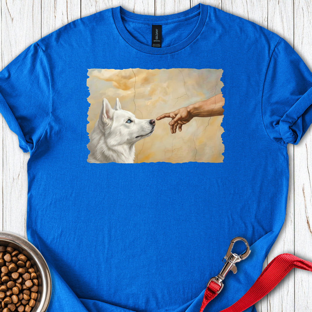 God Creates White Husky Royal