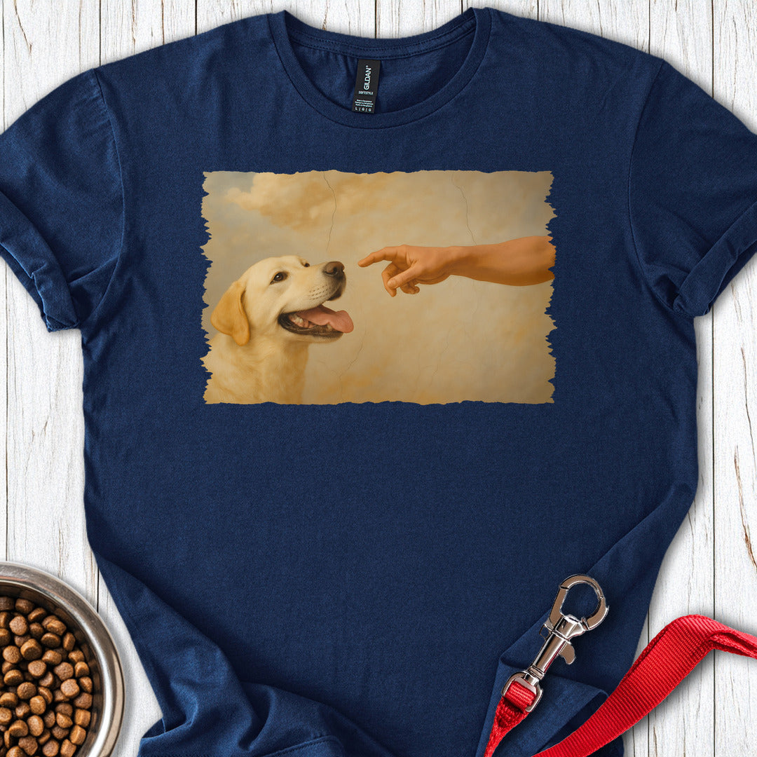 Gods Creates Yellow Lab Navy