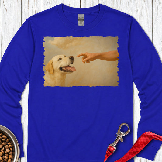 Gods Creates Yellow Labrador Long Sleeve — Royal