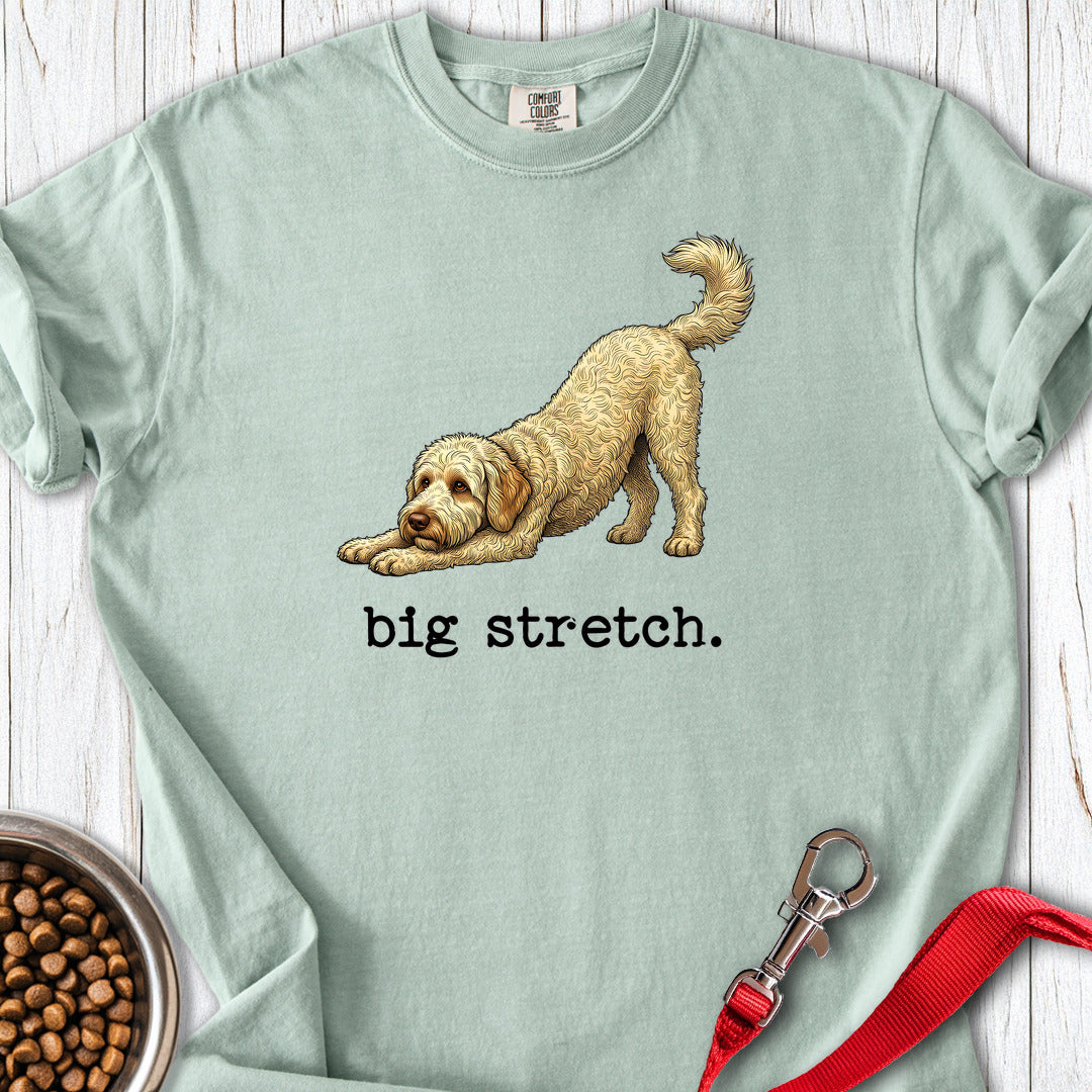 Golden Doodle Big Stretch Premium Tee — Bay