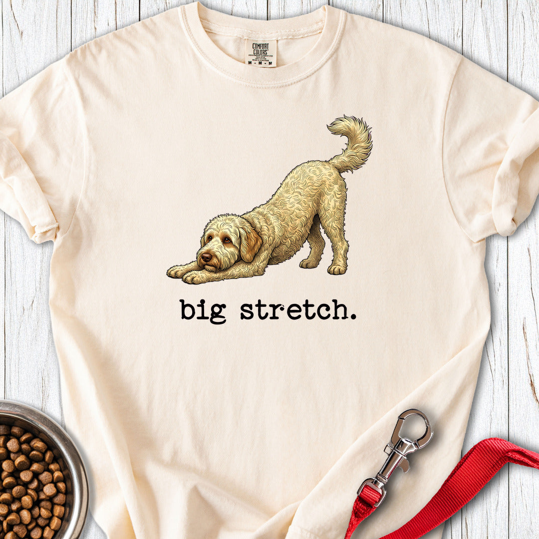 Golden Doodle Big Stretch Premium Tee — Ivory