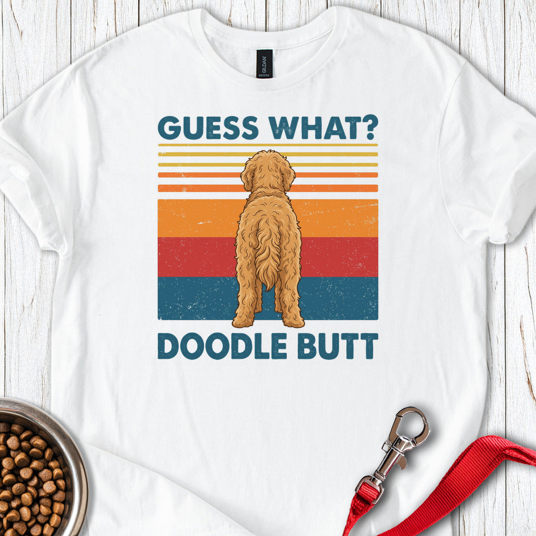 Golden Doodle Butt White