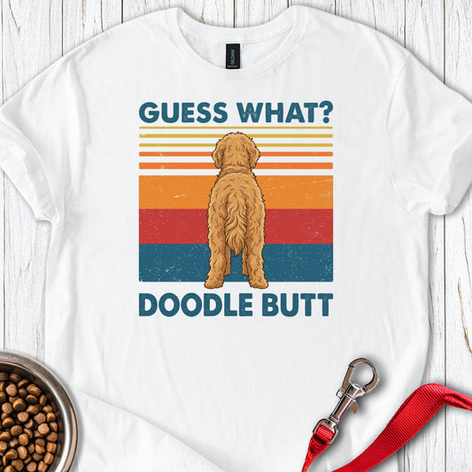 Golden Doodle Butt White