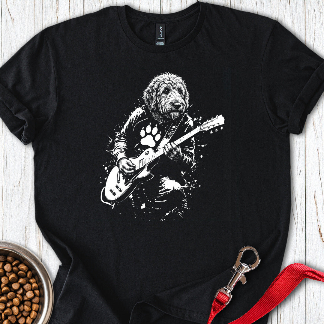 Golden Doodle Guitar Black