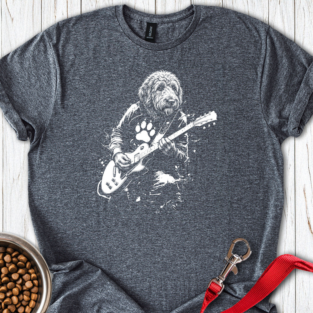Golden Doodle Guitar Dark Heather