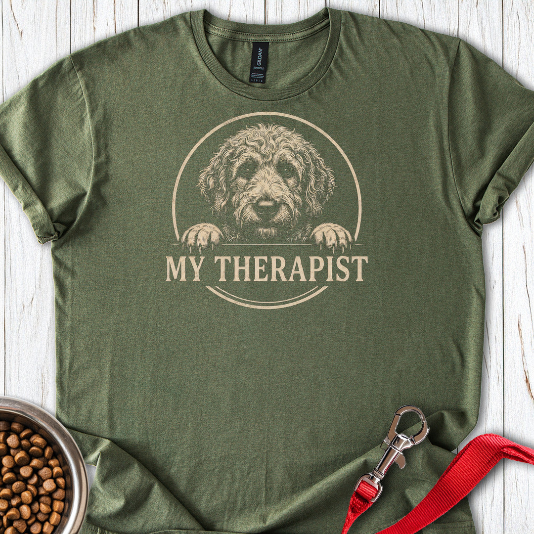 Golden Doodle Therapist — Military Green