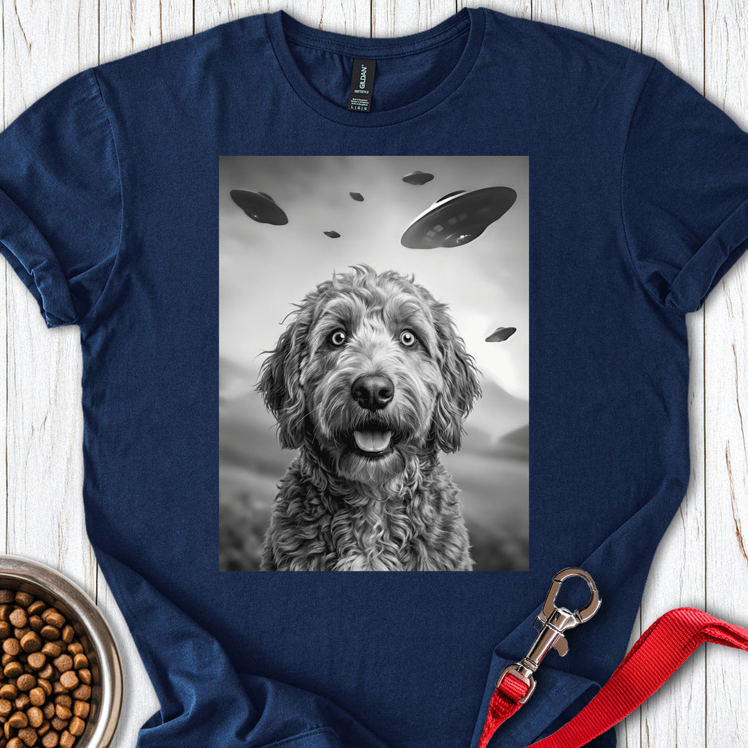 Golden Doodle UFO Navy