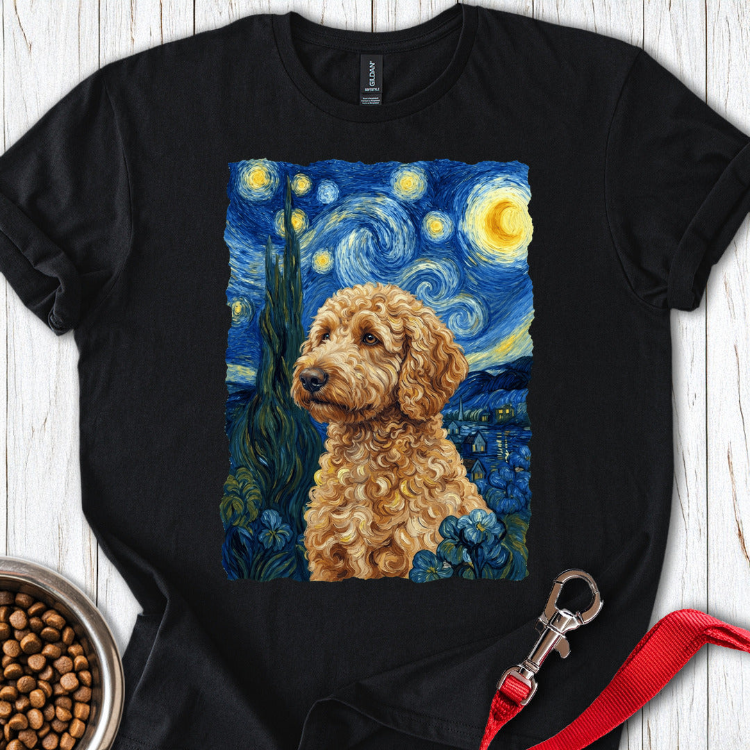 Golden Doodle Van Gogh Black