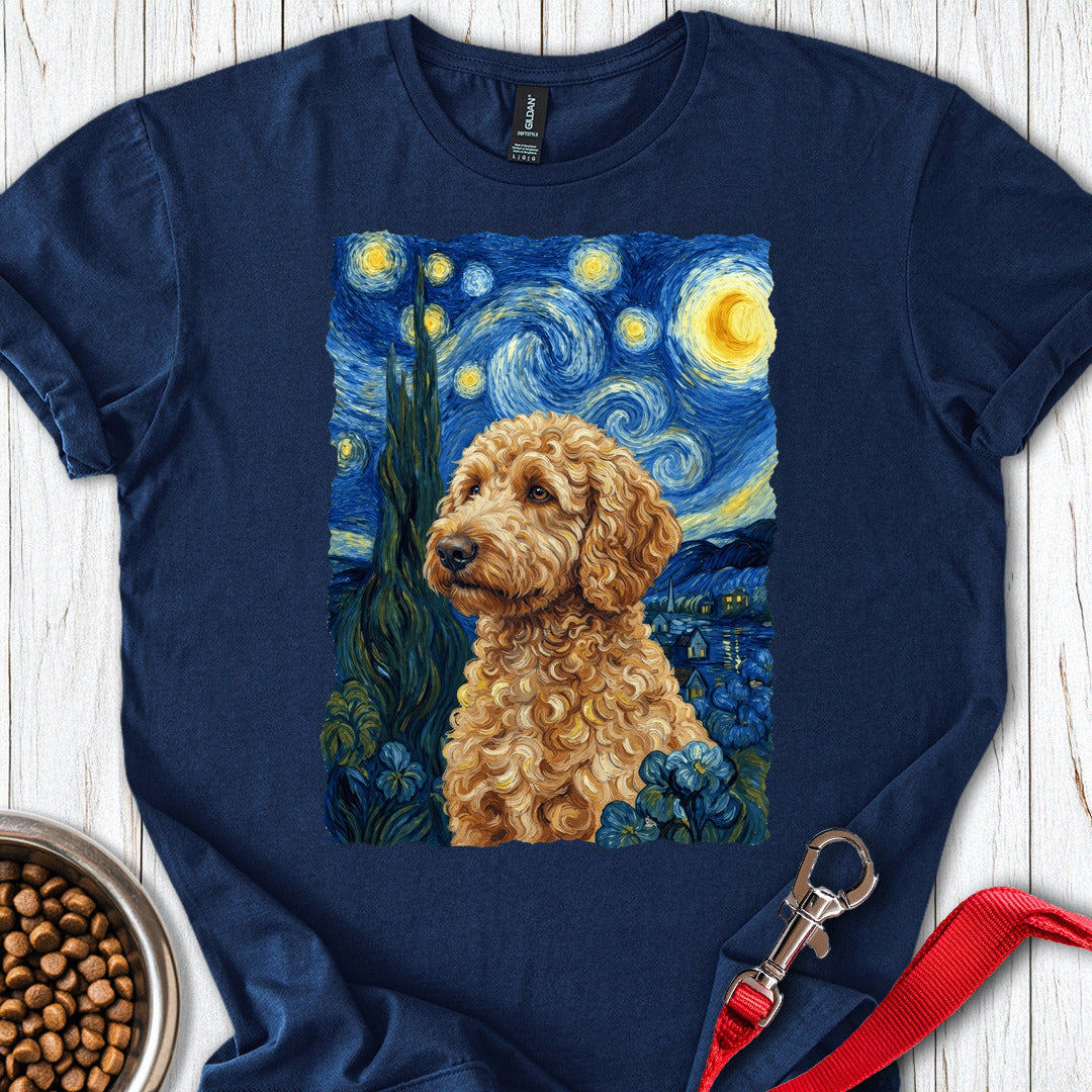 Golden Doodle Van Gogh Navy