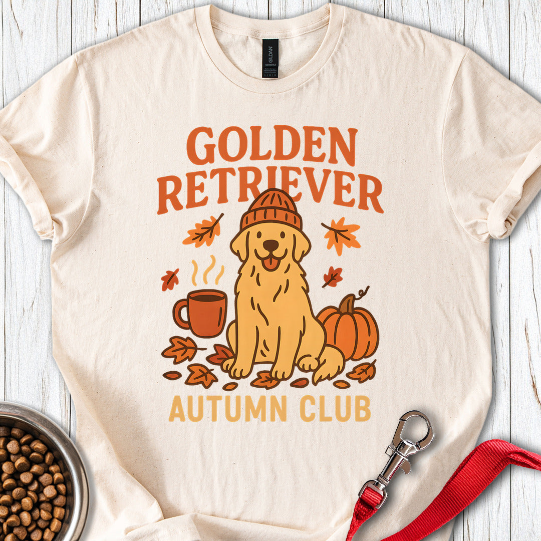 Golden Retriever Autumn Natural