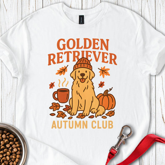 Golden Retriever Autumn White