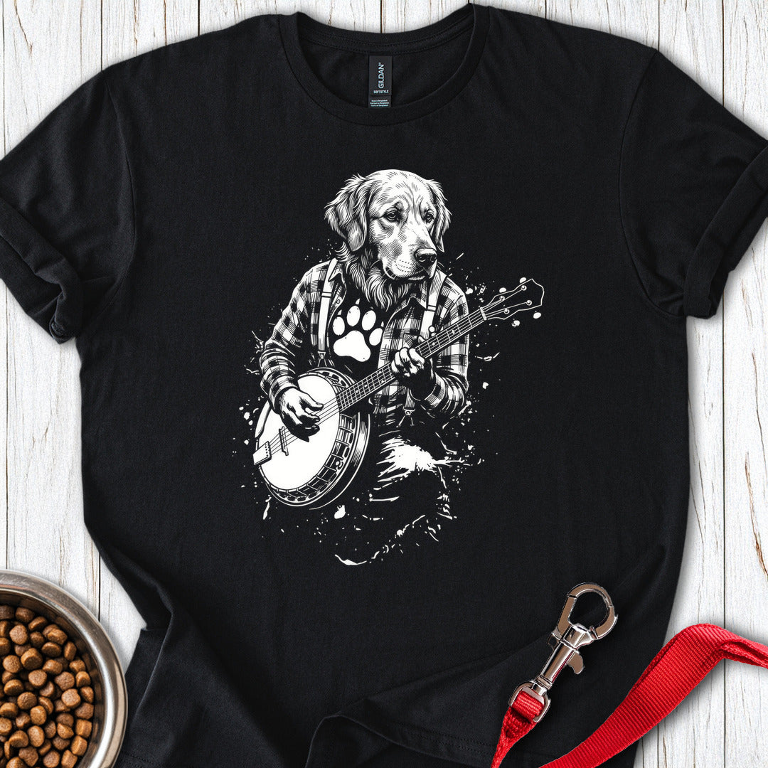 Golden Retriever Banjo Black