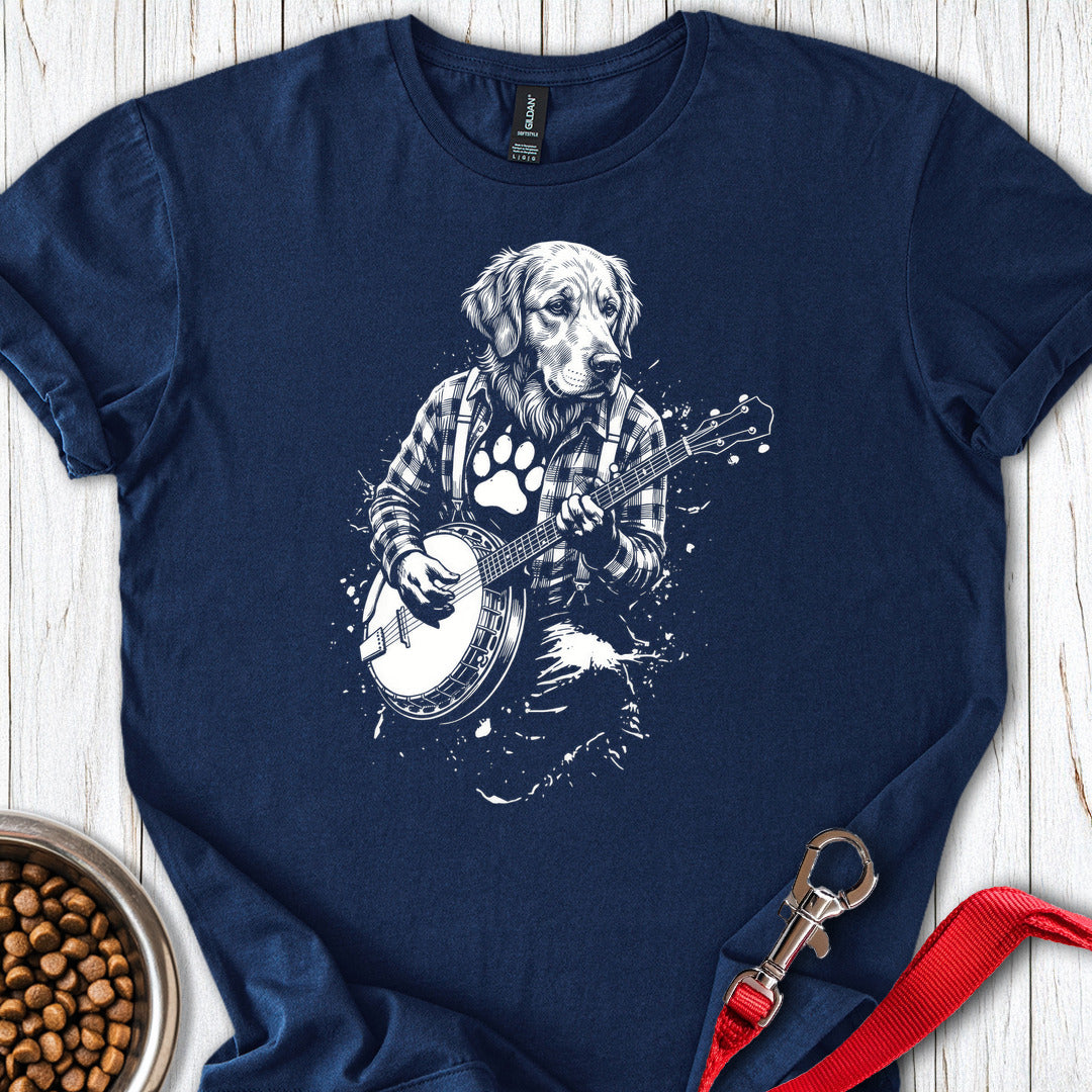 Golden Retriever Banjo Navy