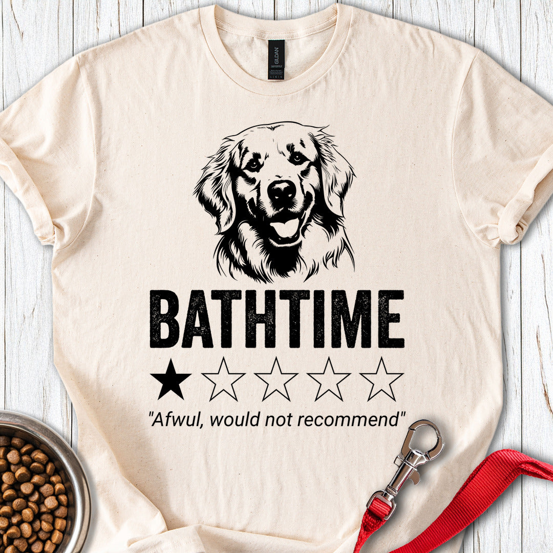 Golden Retriever Bathtime Review Natural