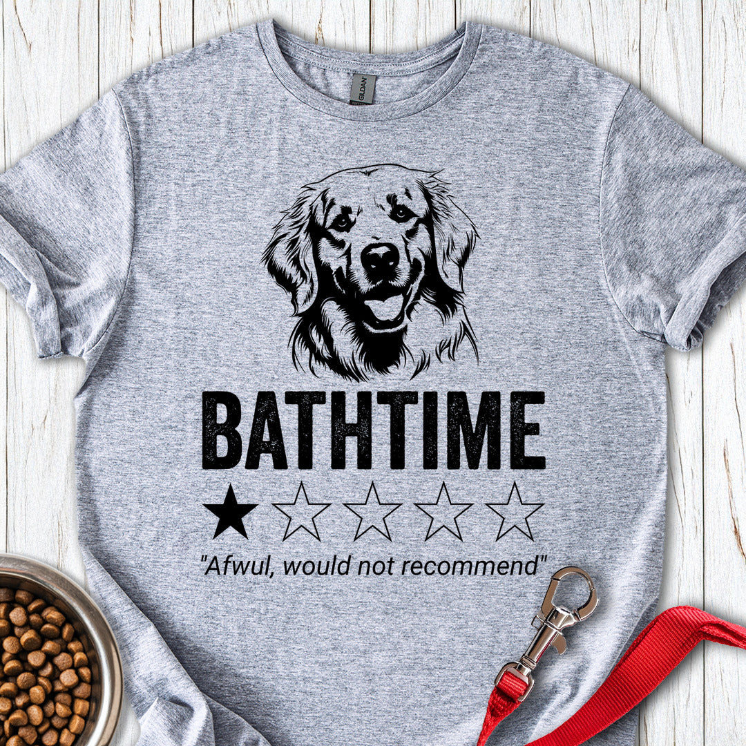 Golden Retriever Bathtime Review Sport Grey