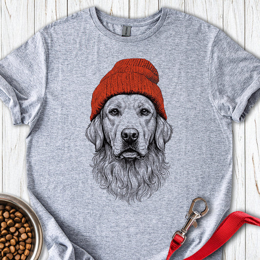Golden Retriever Beanie Sport Grey