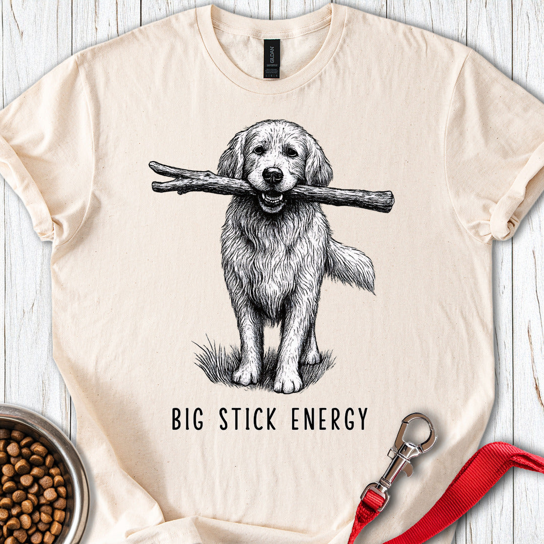 Golden Retriever Big Stick Energy Natural