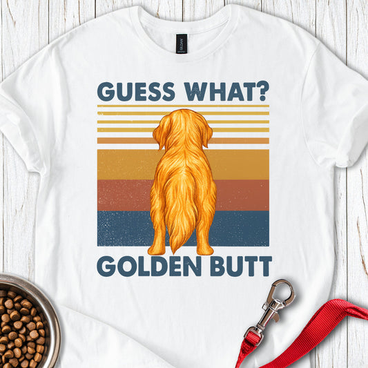 Golden Retriever Butt White