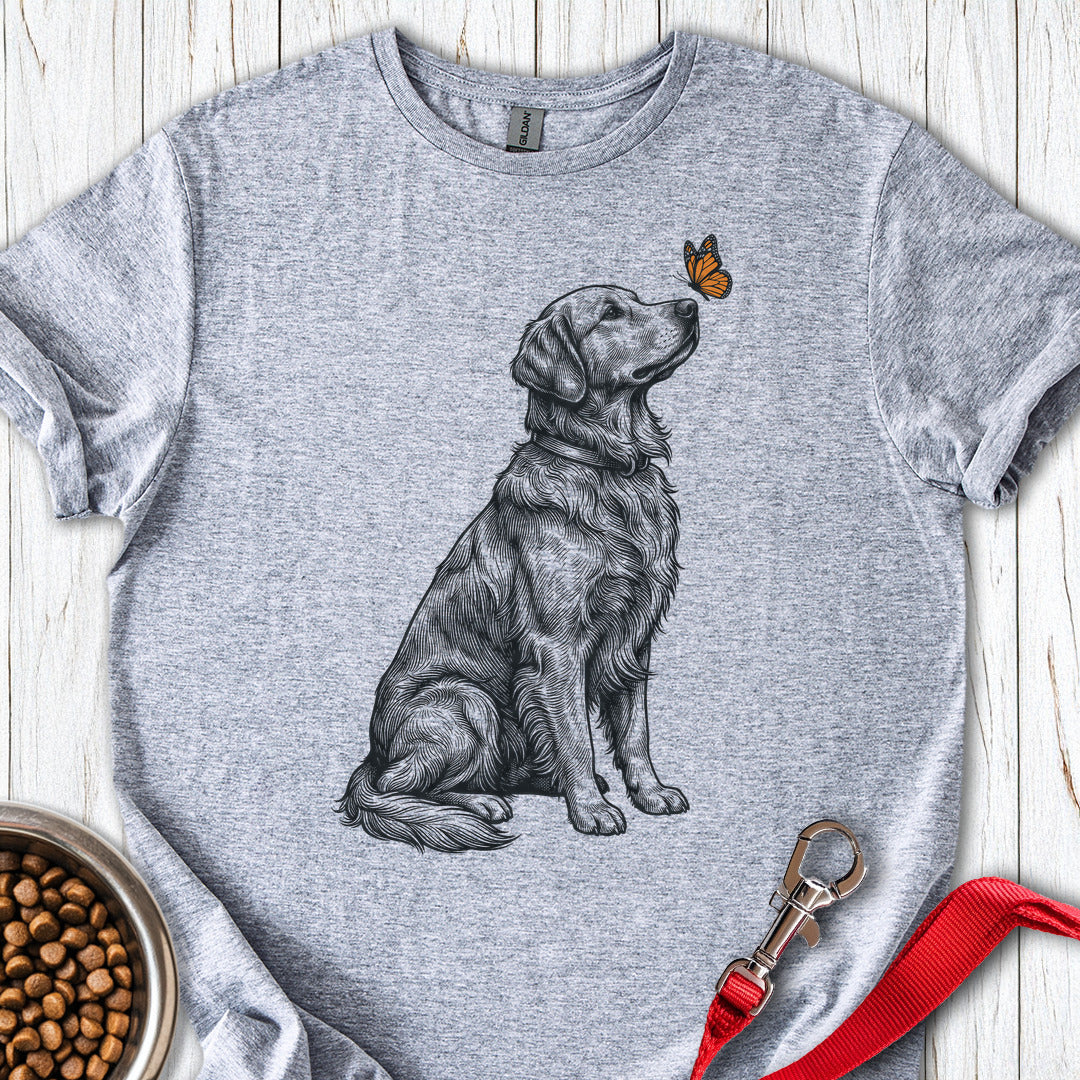 Golden Retriever Butterfly Sport Grey