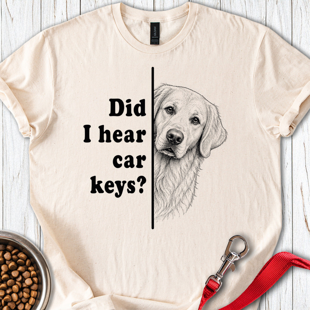 Golden Retriever Car Keys Natural