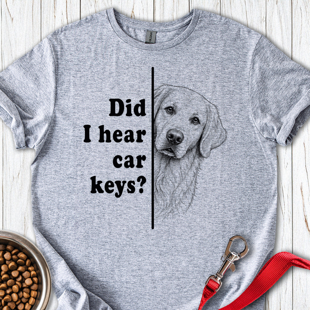 Golden Retriever Car Keys Sport Grey