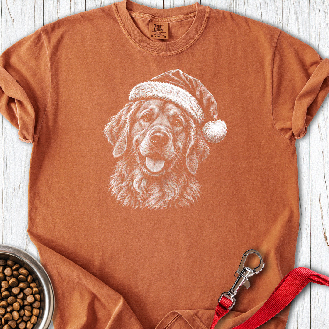 Golden Retriever Christmas Premium Tee Yam