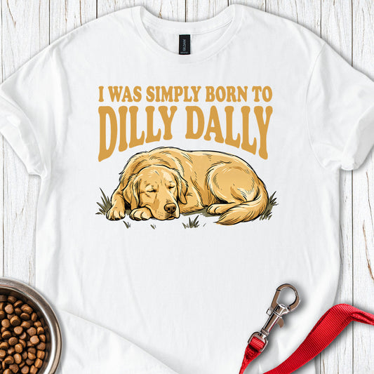 Golden Retriever Dilly Dally White