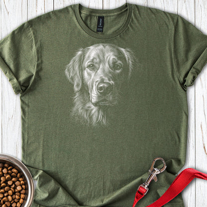 Golden Retriever Engraved — Military Green