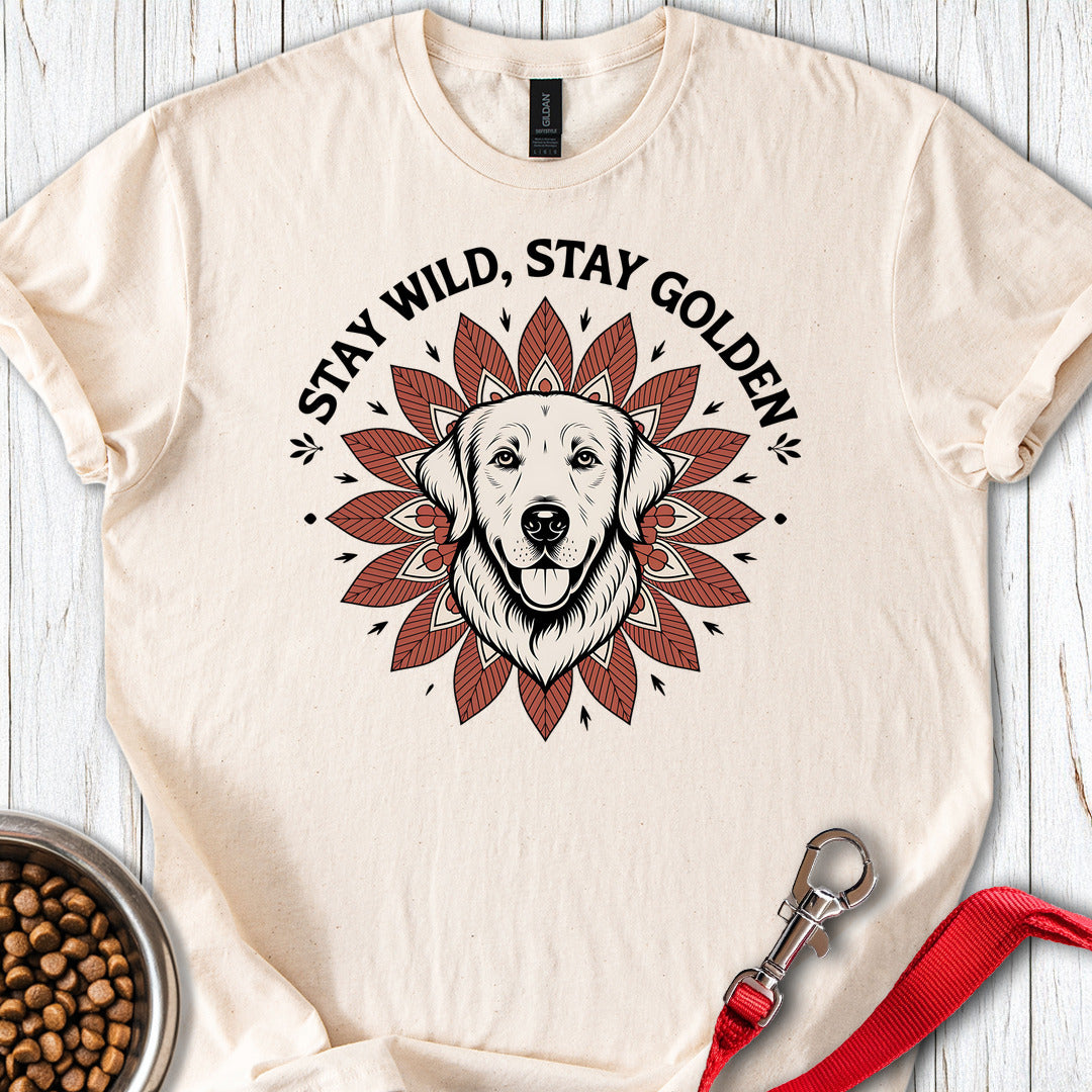 Golden Retriever Flower Natural