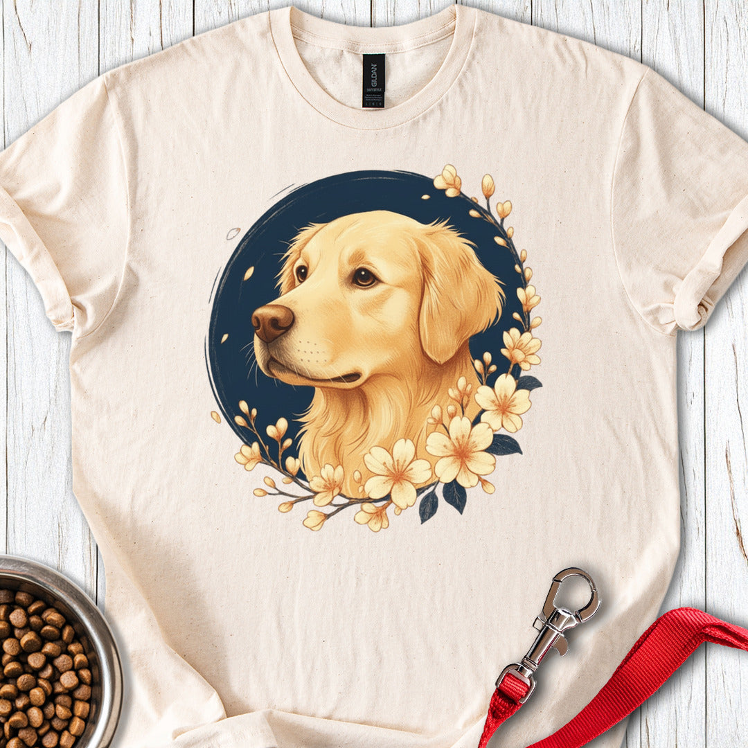 Golden Retriever Flower Natural