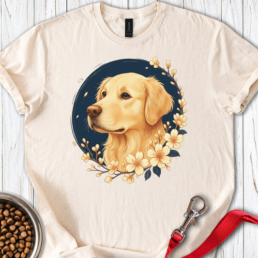 Golden Retriever Flower Natural
