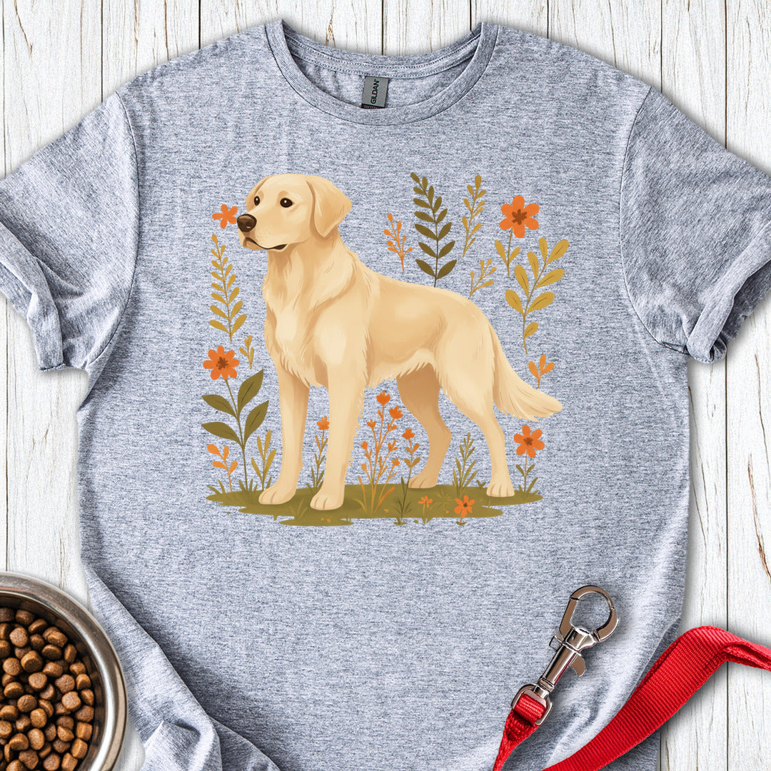 Golden Retriever Flower Boho Sport Grey