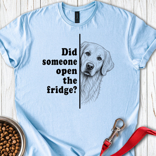 Golden Retriever Fridge Light Blue