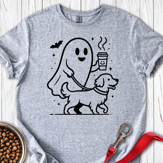 Golden Retriever Ghost Halloween Sport Grey