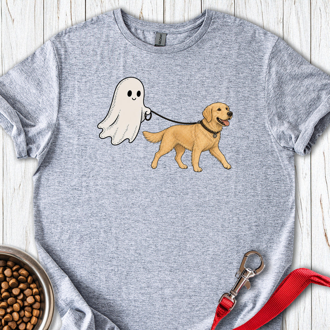 Golden Retriever Ghost Halloween Sport Grey