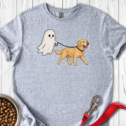 Golden Retriever Ghost Halloween Sport Grey