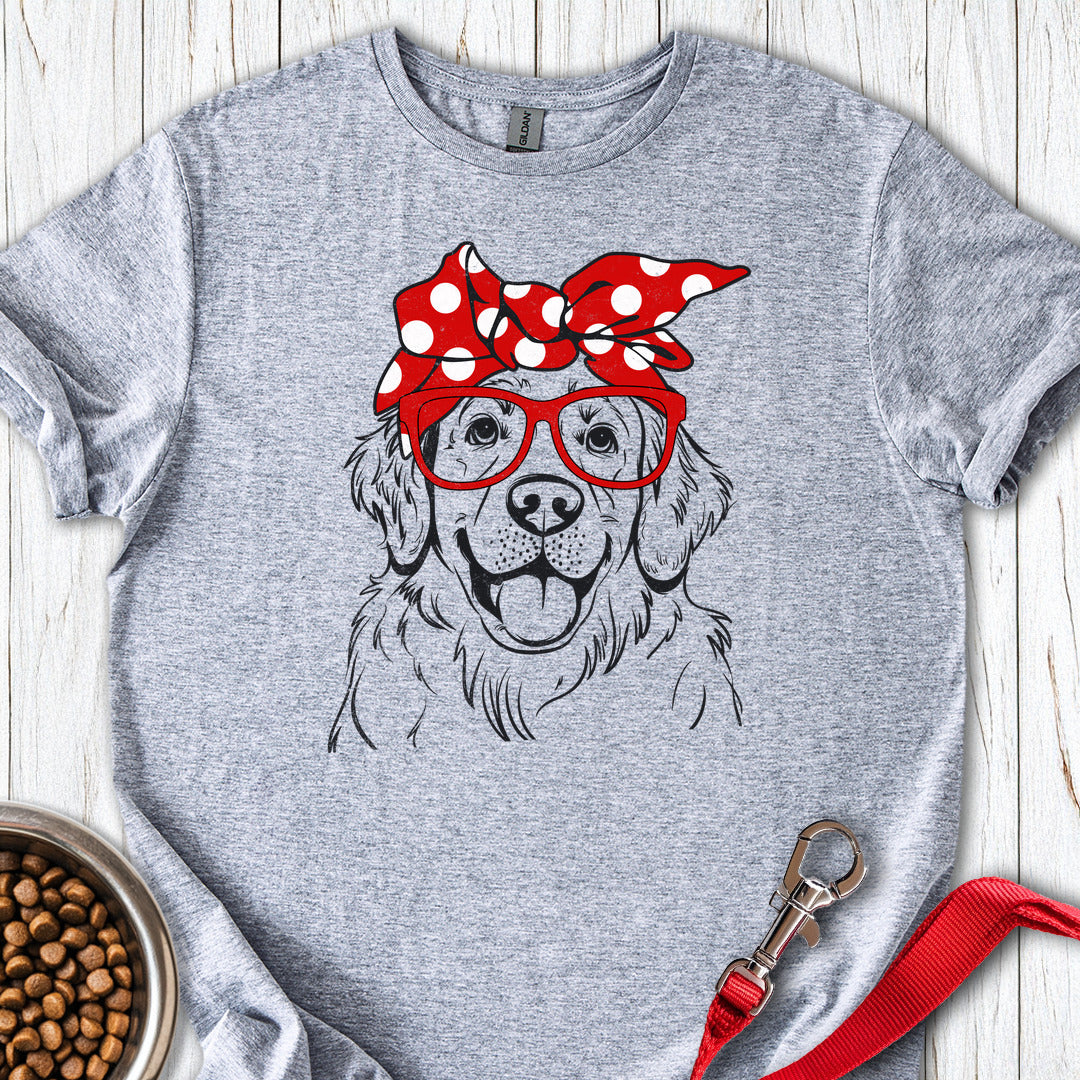 Golden Retriever Glasses Sport Grey