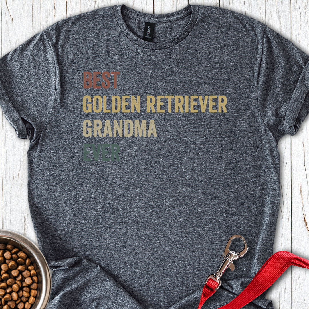 Golden Retriever Grandma Dark Heather