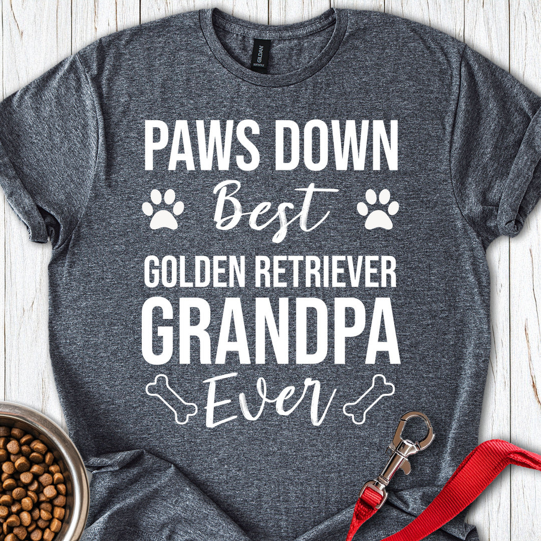 Golden Retriever Grandpa Dark Heather