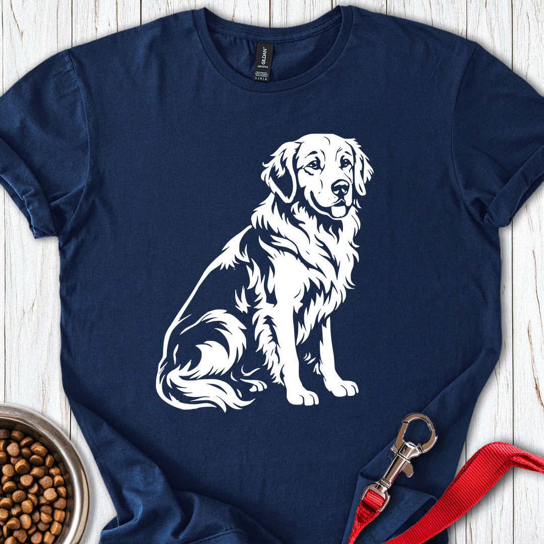 Golden Retriever Graphic Navy