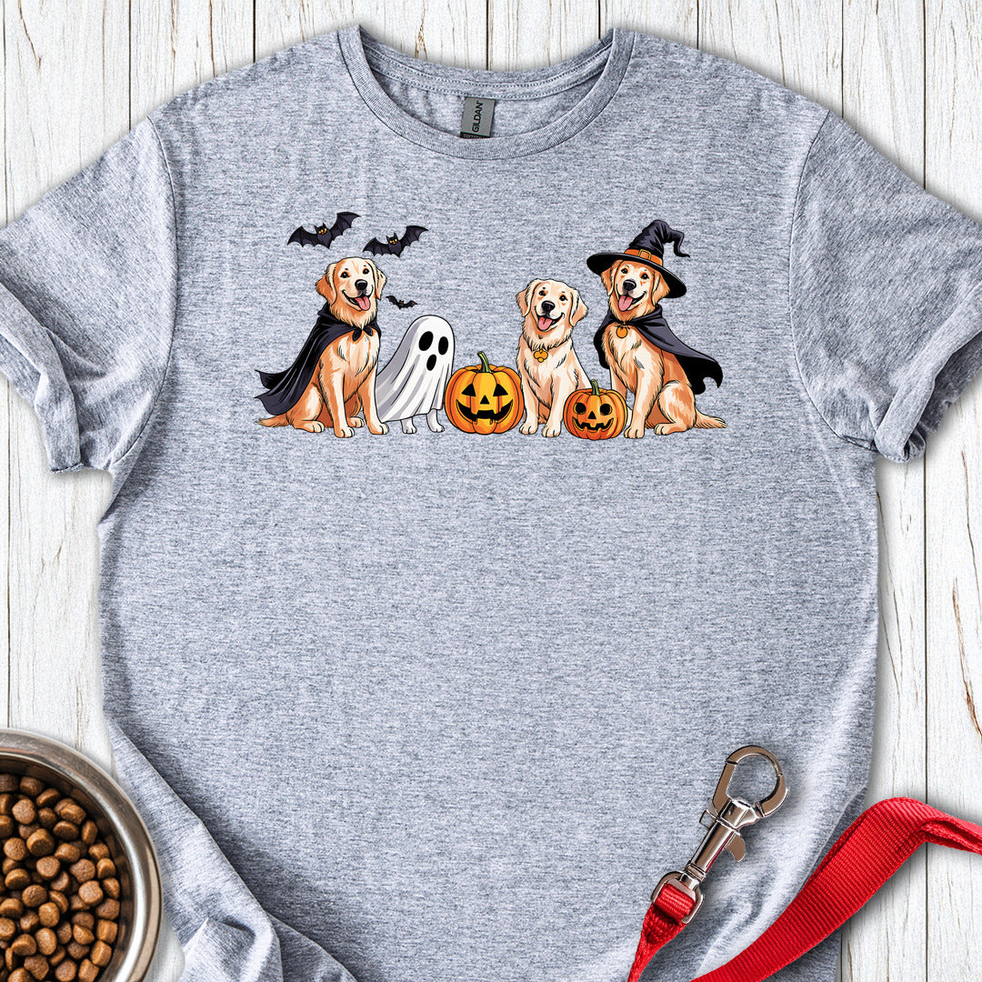 Golden Retriever Halloween Sport Grey