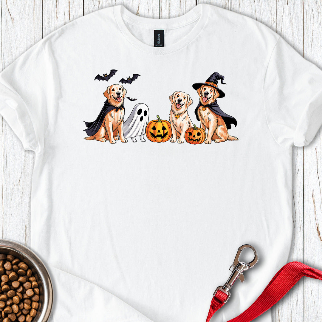 Golden Retriever Halloween White