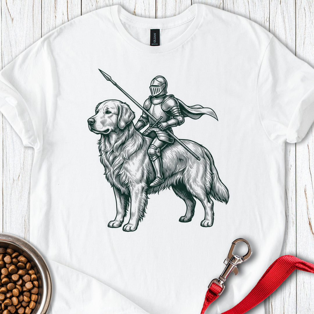 Golden Retriever Knight White