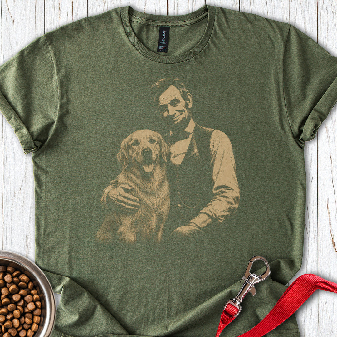 Golden Retriever Lincoln Military Green