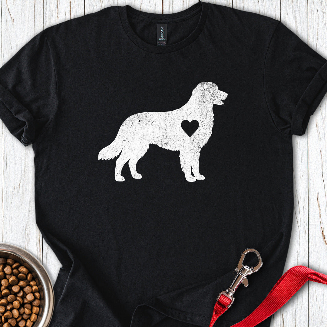 Golden Retriever Love Black