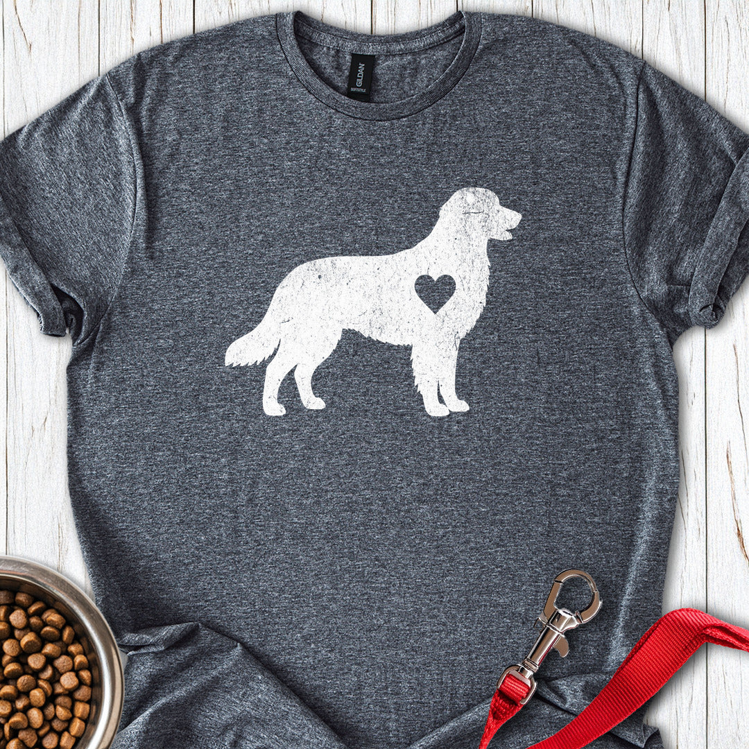 Golden Retriever Love Dark Heather