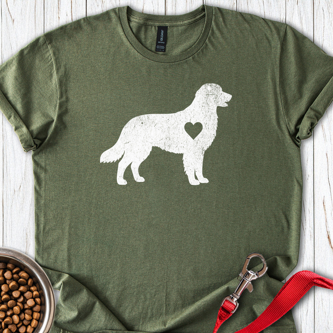 Golden Retriever Love Military Green