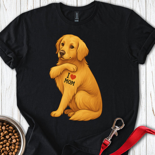 Golden Retriever Mom Black