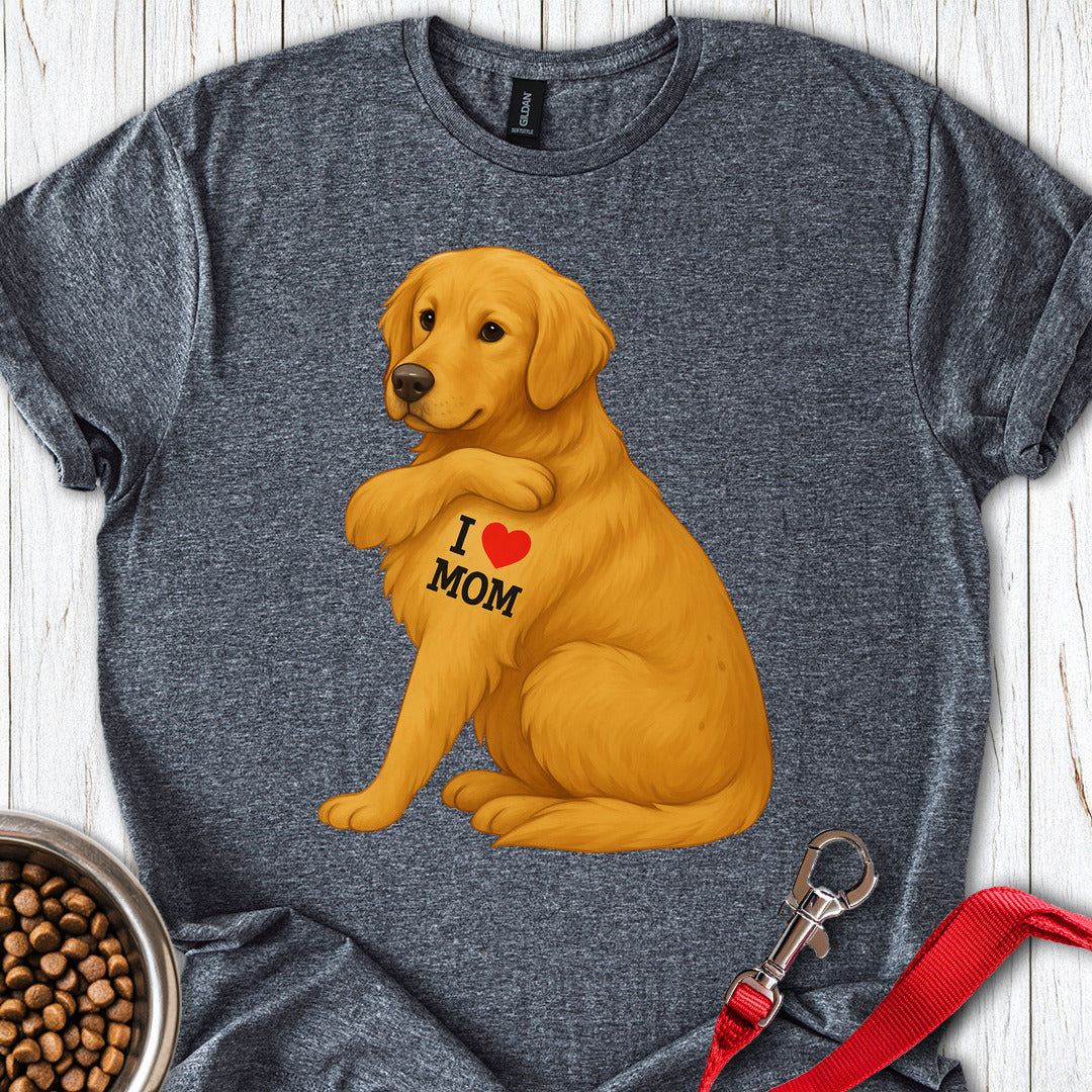 Golden Retriever Mom Dark Heather