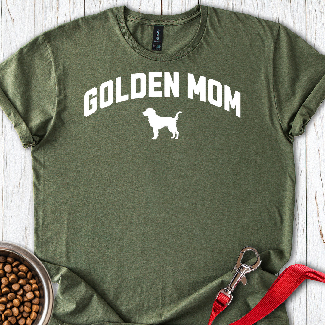 Golden Retriever Mom Military Green